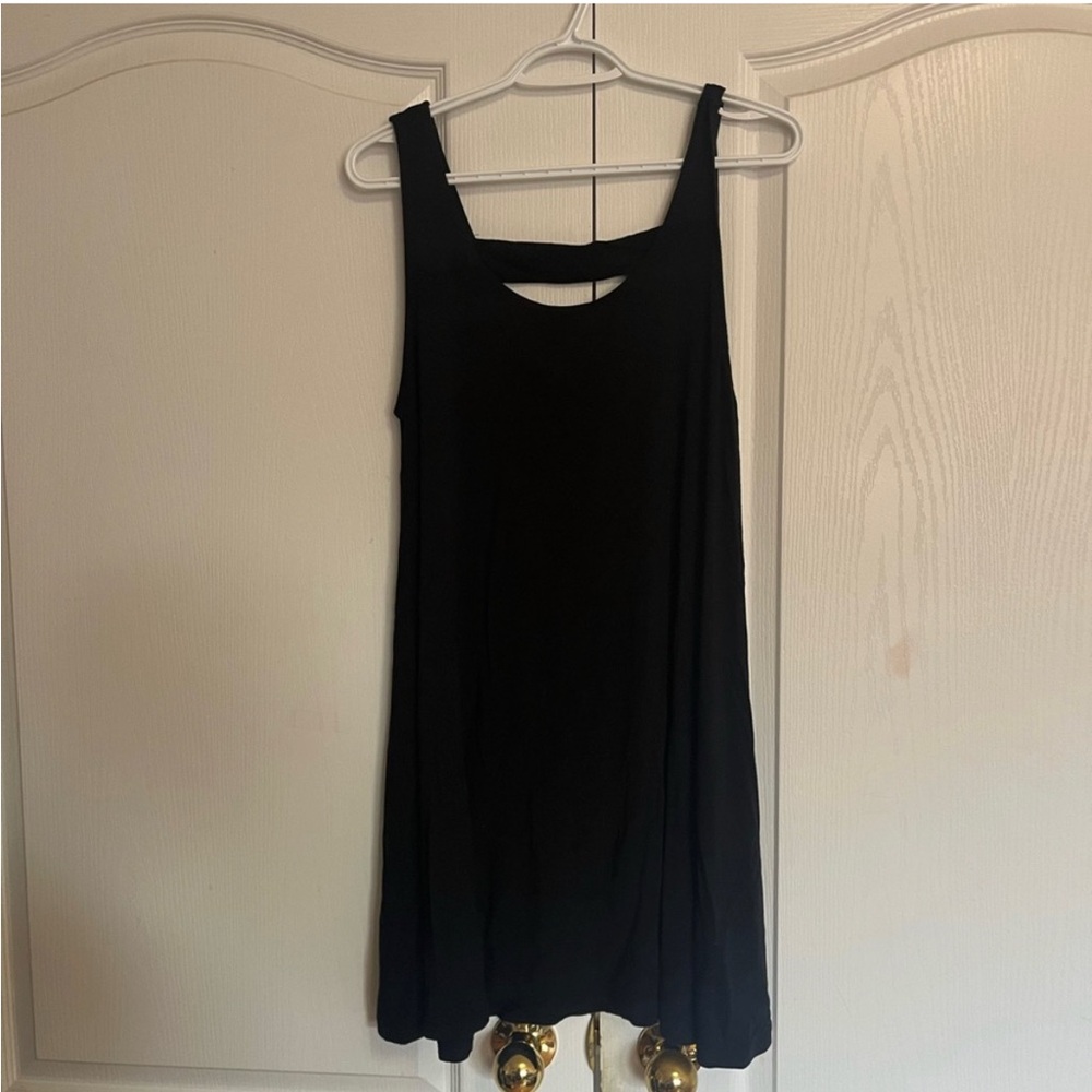 Garage Black Dress with Back Cutout